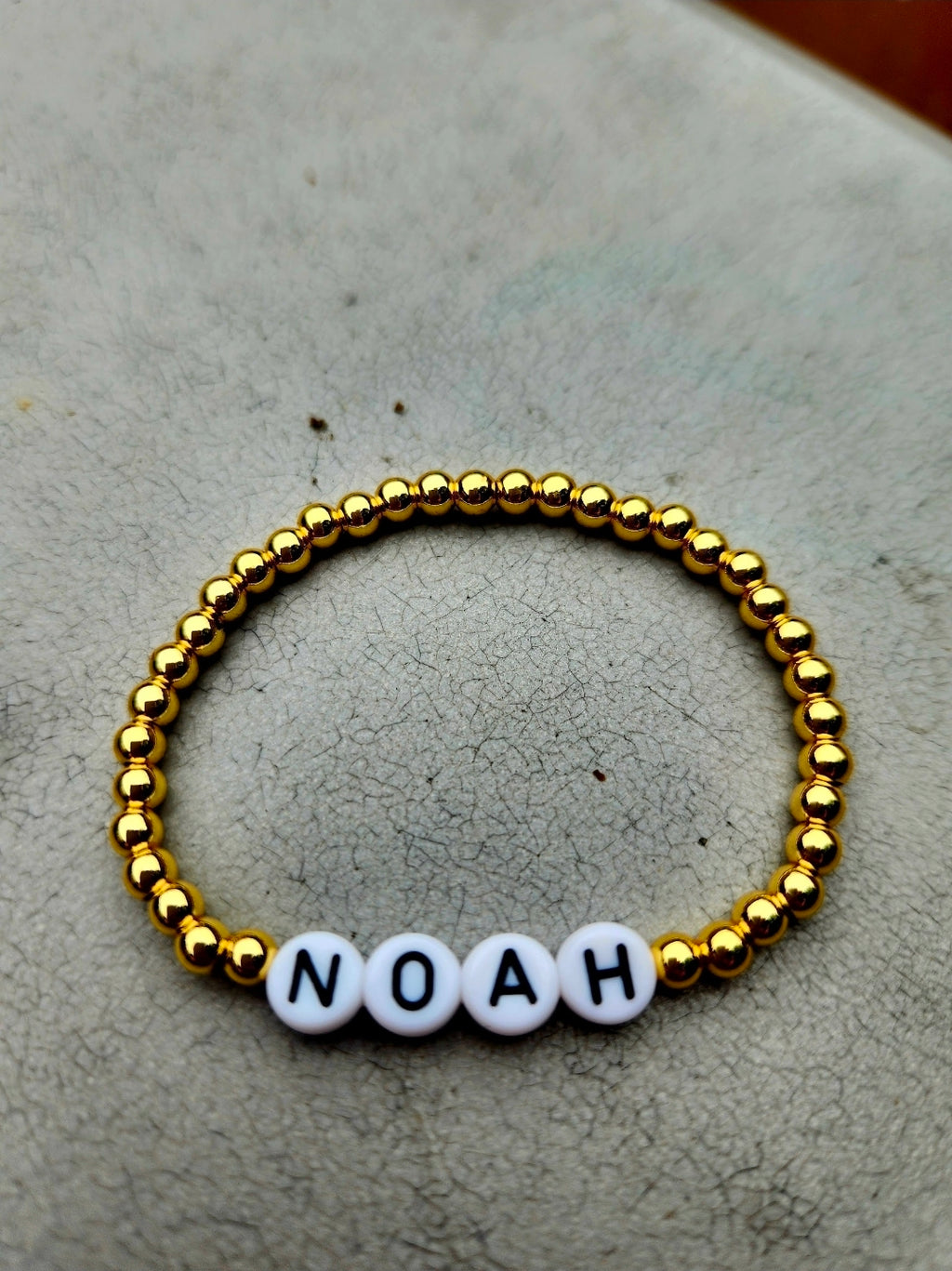 Classic letter bead bracelet