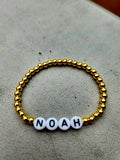 Classic letter bead bracelet